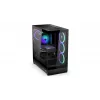 ENDORFY Fishtank 6000 Corona Caixa de PC Mid-Tower - Preto, Vidro Temperado Duplo, 4x Ventoinhas ARGB, USB-C, E-ATX