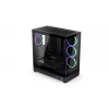 ENDORFY Fishtank 6000 Corona Caixa de PC Mid-Tower - Preto, Vidro Temperado Duplo, 4x Ventoinhas ARGB, USB-C, E-ATX