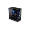 ENDORFY Fishtank 6000 Corona Caixa de PC Mid-Tower - Preto, Vidro Temperado Duplo, 4x Ventoinhas ARGB, USB-C, E-ATX
