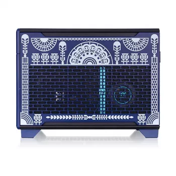 Thermaltake TR100 Koralie Edition Caixa Mini-ITX SFF Cobalt Blue - PCIe 4.0 Riser, SFX PSU, 360mm GPU - CA-11A-00SPNN-AR