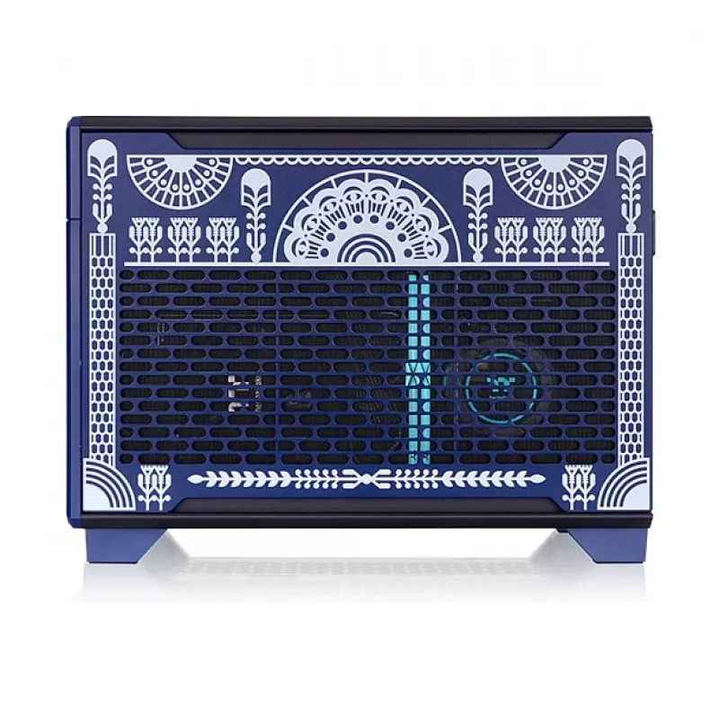 Thermaltake TR100 Koralie Edition Caixa Mini-ITX SFF Cobalt Blue - PCIe 4.0 Riser, SFX PSU, 360mm GPU - CA-11A-00SPNN-AR