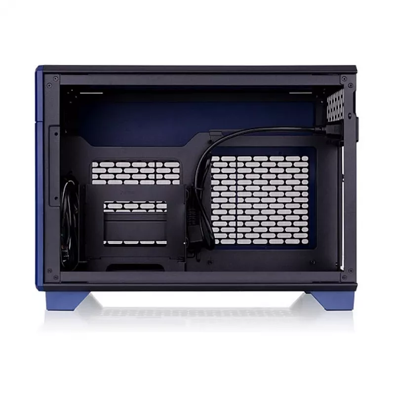 Thermaltake TR100 Koralie Edition Caixa Mini-ITX SFF Cobalt Blue - PCIe 4.0 Riser, SFX PSU, 360mm GPU - CA-11A-00SPNN-AR