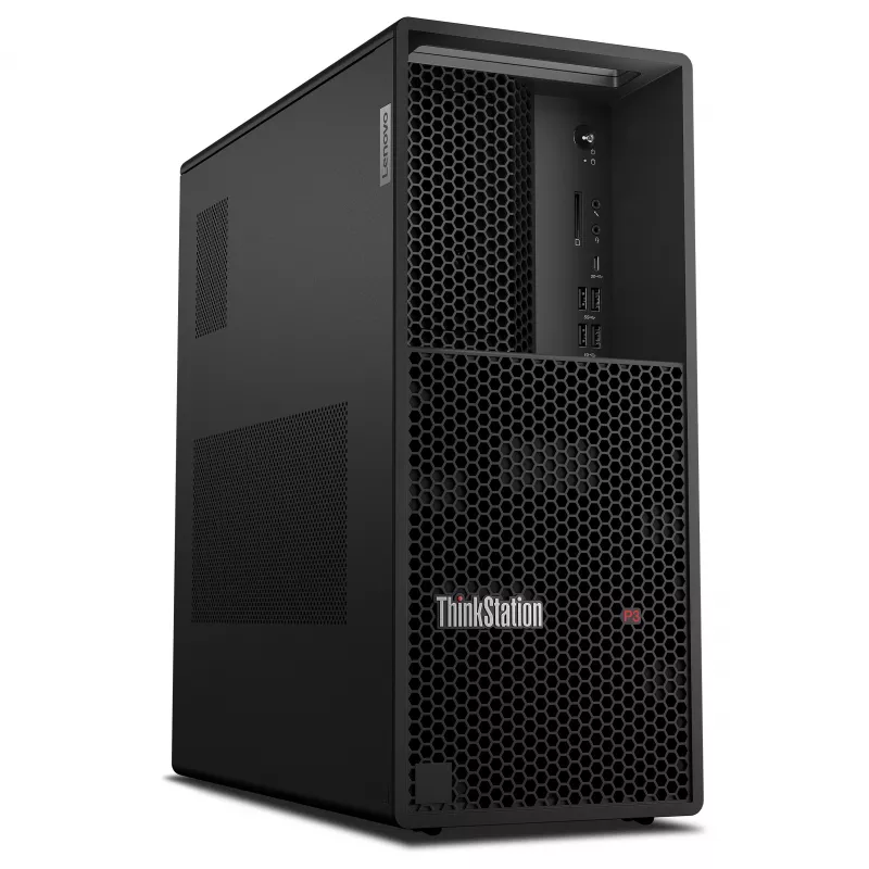 Lenovo ThinkStation P3 Tower Gen 2 Estação de Trabalho Intel Core Ultra 7 265K, 32GB DDR5, 512GB SSD, NVIDIA RTX PRO 2000 Blackwell 16GB, Windows 11 Pro, Preto (30HT00BWGE)