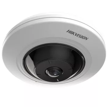 Hikvision DS-2CD3956G2-ISU Câmara IP Fisheye Panorâmica 180° 5MP AcuSense, 1,05mm, Microfone Integrado, Interior