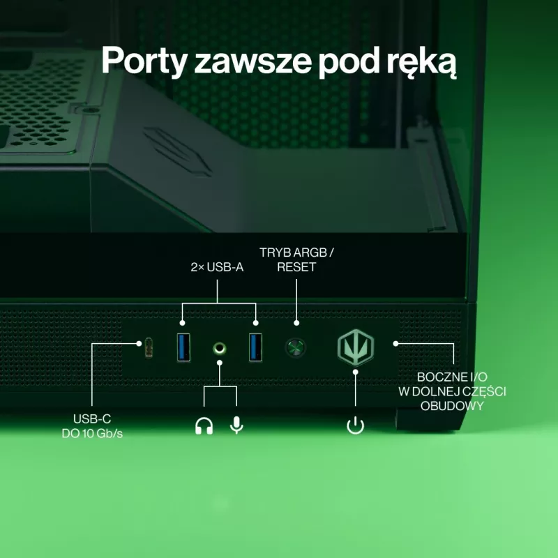 ENDORFY Fishtank 6000 Flex Caixa de PC Mid-Tower - Preto, Vidro Temperado Duplo, USB-C, E-ATX, Back-Connect Ready (sem ventoinhas)