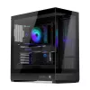 ENDORFY Fishtank 6000 Flex Caixa de PC Mid-Tower - Preto, Vidro Temperado Duplo, USB-C, E-ATX, Back-Connect Ready (sem ventoinhas)