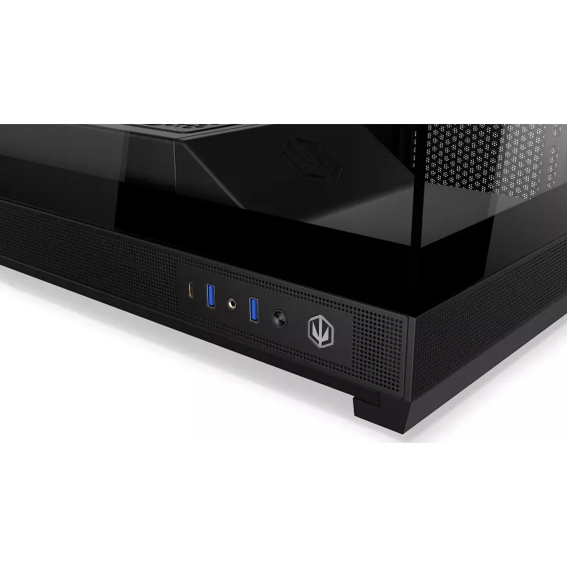 ENDORFY Fishtank 6000 Flex Caixa de PC Mid-Tower - Preto, Vidro Temperado Duplo, USB-C, E-ATX, Back-Connect Ready (sem ventoinhas)