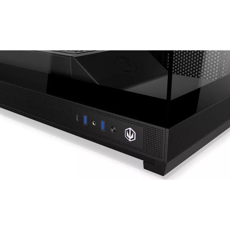 ENDORFY Fishtank 6000 Flex Caixa de PC Mid-Tower - Preto, Vidro Temperado Duplo, USB-C, E-ATX, Back-Connect Ready (sem ventoinhas)