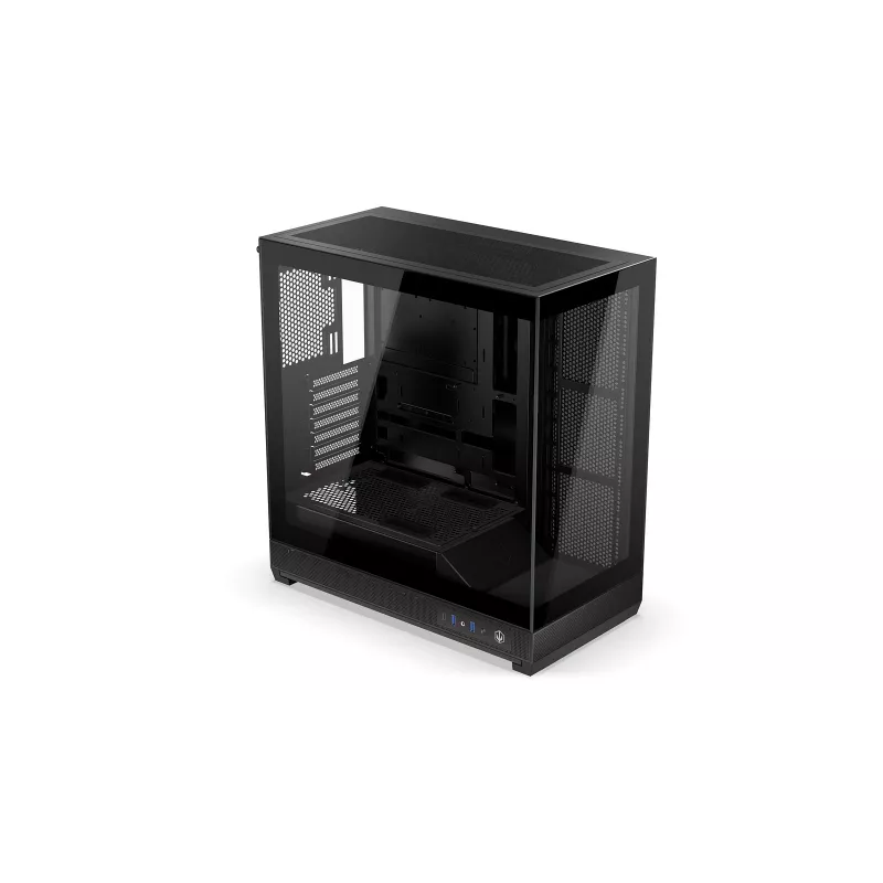 ENDORFY Fishtank 6000 Flex Caixa de PC Mid-Tower - Preto, Vidro Temperado Duplo, USB-C, E-ATX, Back-Connect Ready (sem ventoinhas)