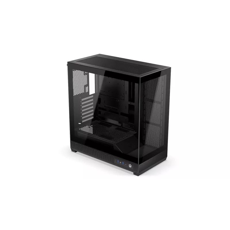 ENDORFY Fishtank 6000 Flex Caixa de PC Mid-Tower - Preto, Vidro Temperado Duplo, USB-C, E-ATX, Back-Connect Ready (sem ventoinhas)