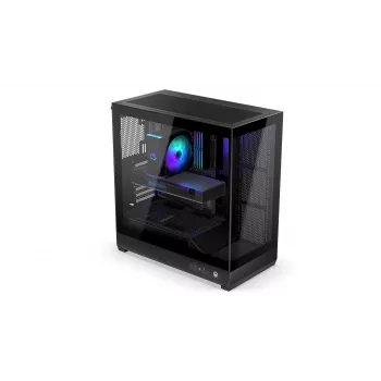 ENDORFY Fishtank 6000 Flex Caixa de PC Mid-Tower - Preto, Vidro Temperado Duplo, USB-C, E-ATX, Back-Connect Ready (sem ventoinhas)