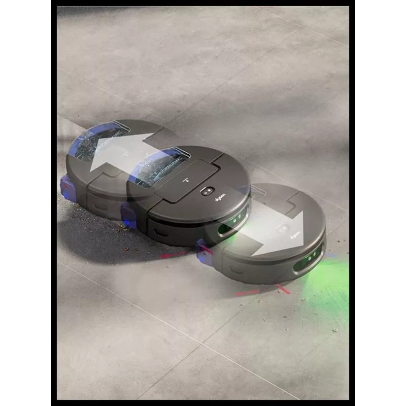 Dyson Spot+Scrub Ai Robô Aspirador Lavar e Secar 586183-01 Preto
