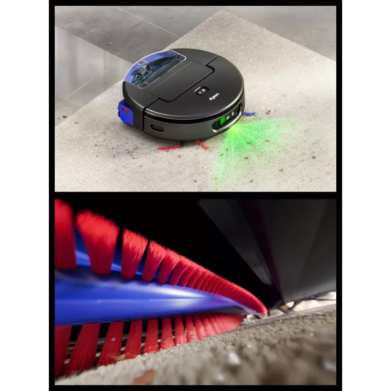 Dyson Spot+Scrub Ai Robô Aspirador Lavar e Secar 586183-01 Preto