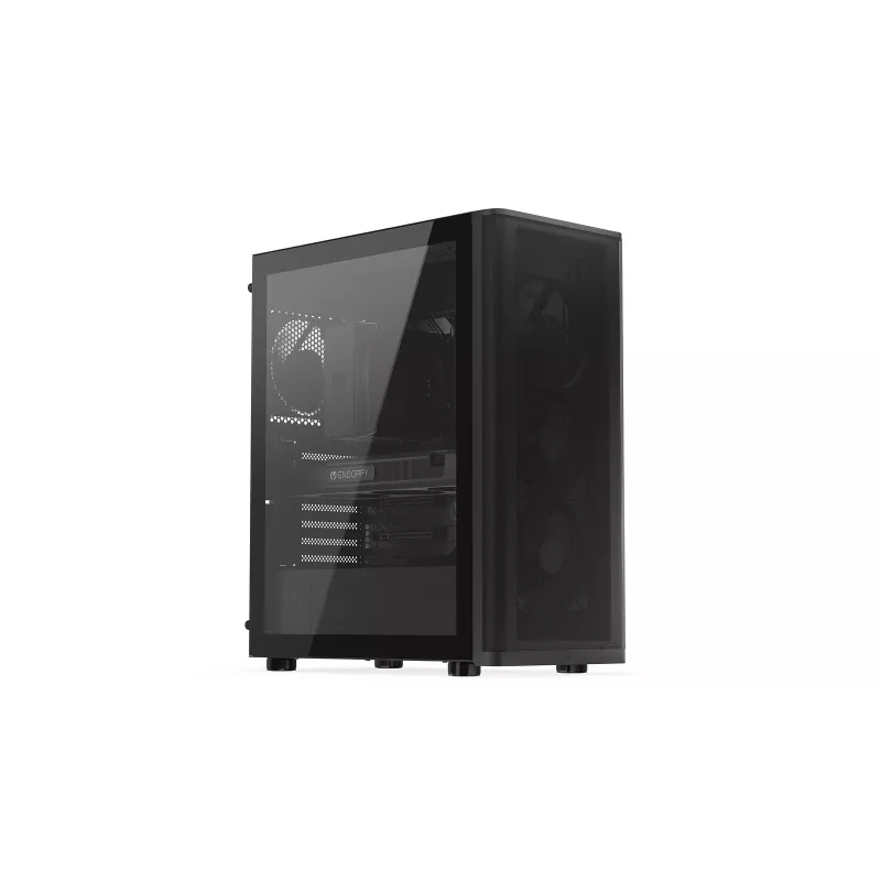 ENDORFY Ventum 400 Air Caixa de PC ATX - Preto, Vidro Temperado, 4x Ventoinhas Stratus 120 PWM, USB-C