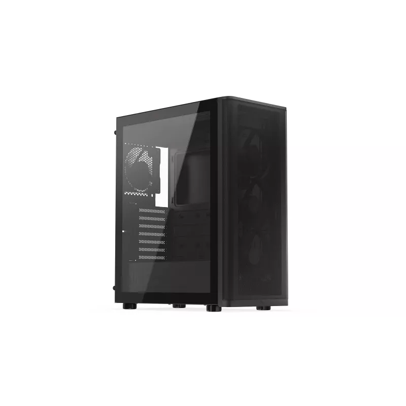 ENDORFY Ventum 400 Air Caixa de PC ATX - Preto, Vidro Temperado, 4x Ventoinhas Stratus 120 PWM, USB-C