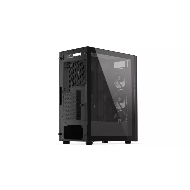 ENDORFY Ventum 400 Air Caixa de PC ATX - Preto, Vidro Temperado, 4x Ventoinhas Stratus 120 PWM, USB-C