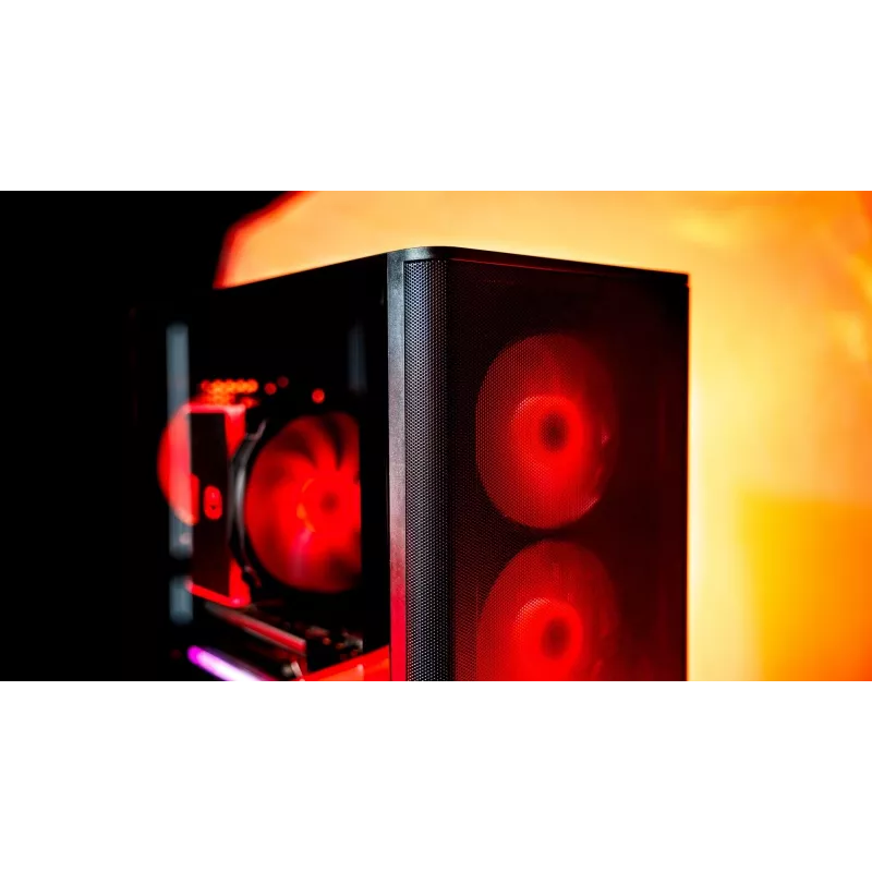 ENDORFY Ventum 400 Air Caixa de PC ATX - Preto, Vidro Temperado, 4x Ventoinhas Stratus 120 PWM, USB-C