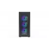 ENDORFY Ventum 400 ARGB Caixa de PC ATX - Preto, Vidro Temperado, 4x Ventoinhas Stratus 120 PWM ARGB, Controlador ARGB & PWM, USB-C