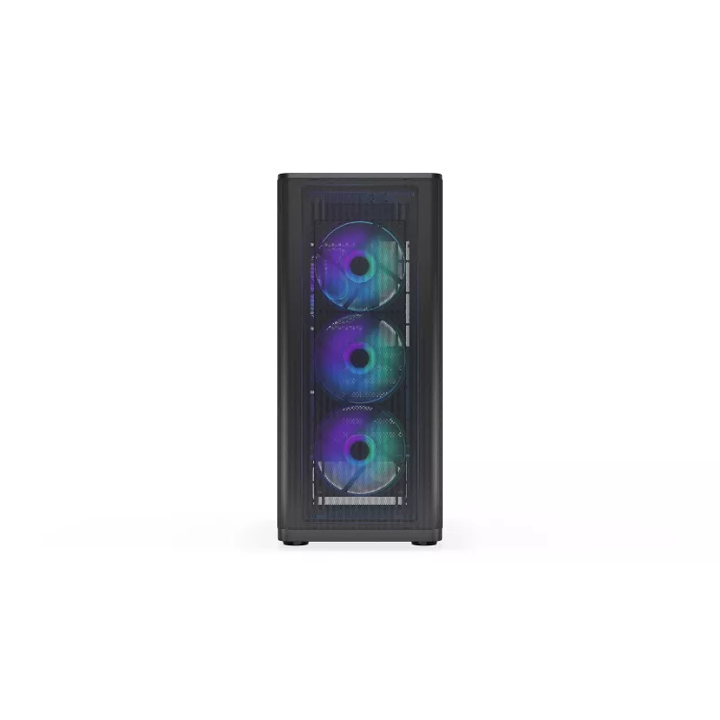 ENDORFY Ventum 400 ARGB Caixa de PC ATX - Preto, Vidro Temperado, 4x Ventoinhas Stratus 120 PWM ARGB, Controlador ARGB & PWM, USB-C