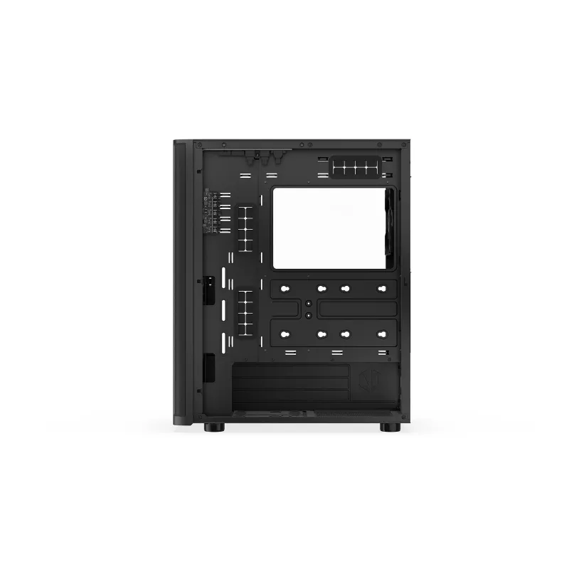 ENDORFY Ventum 400 ARGB Caixa de PC ATX - Preto, Vidro Temperado, 4x Ventoinhas Stratus 120 PWM ARGB, Controlador ARGB & PWM, USB-C