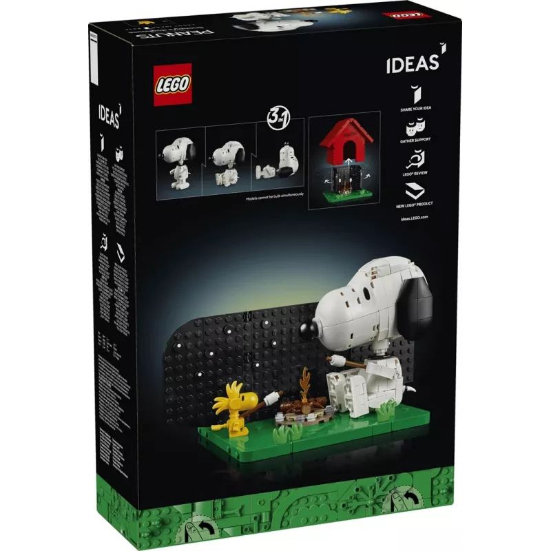 LEGO Ideas 21368 Peanuts Casota do Snoopy conjunto de construção de 1327 peças
