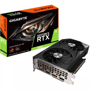 Gigabyte GeForce RTX 3060 WINDFORCE OC 12G (rev. 2.0) NVIDIA 12 GB GDDR6 placa gráfica GV-N3060WF2OC-12GD2.0