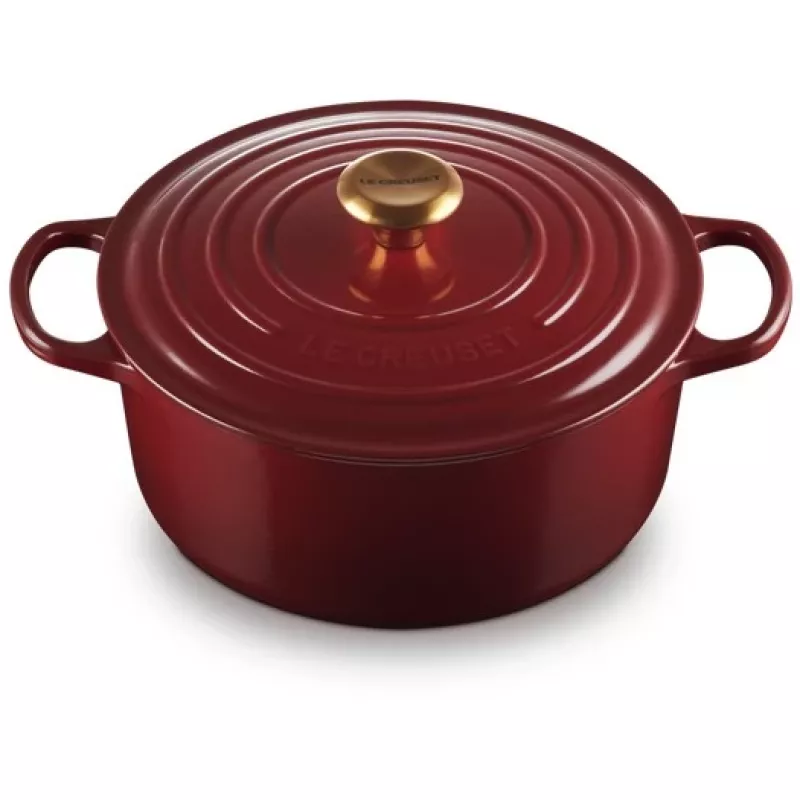 Le Creuset Signature Assadeira Redonda 26cm 5,3L ferro fundido esmaltado Rhône 21177269494441