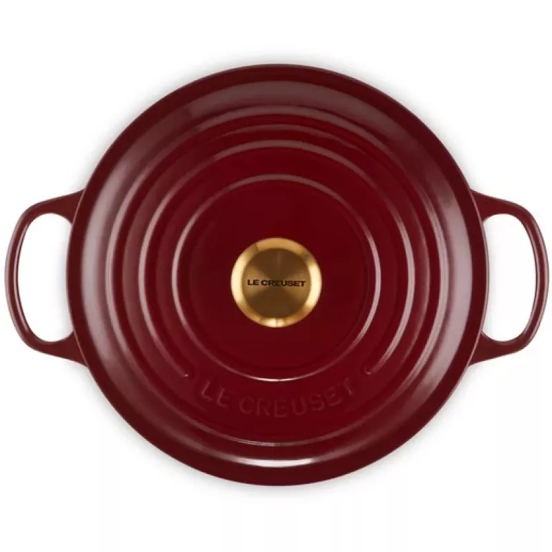Le Creuset Signature Assadeira Redonda 26cm 5,3L ferro fundido esmaltado Rhône 21177269494441