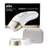 Braun Silk-expert Pro 5 PL5210 Aparelho de Depilação a Luz Pulsada IPL Dourado Branco SensoAdapt