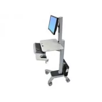 Ergotron WorkFit C-Mod Single LD Carrinho de Trabalho Sentado-Em Pé 24-198-055 até 27 inch