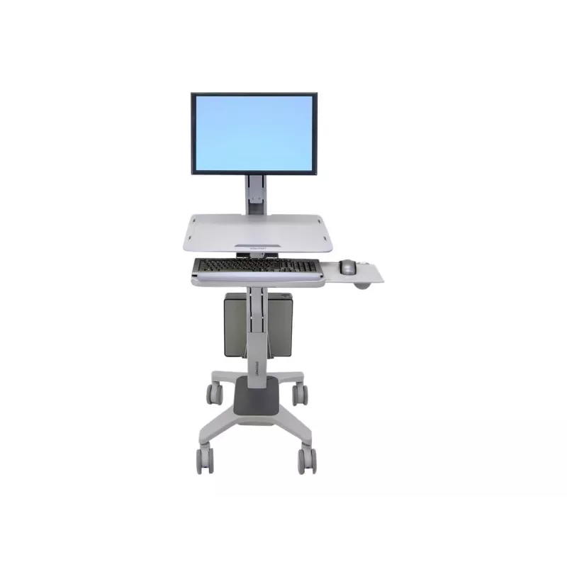 Ergotron WorkFit C-Mod Single LD Carrinho de Trabalho Sentado-Em Pé 24-198-055 até 27