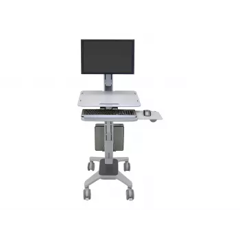 Ergotron WorkFit C-Mod Single LD Carrinho de Trabalho Sentado-Em Pé 24-198-055 até 27 inch