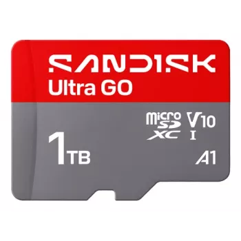 SanDisk Ultra GO microSDXC Cartão de Memória, 1 TB, UHS-I, até 190 MB/s, SDSQUGN-1T00-GN6MN