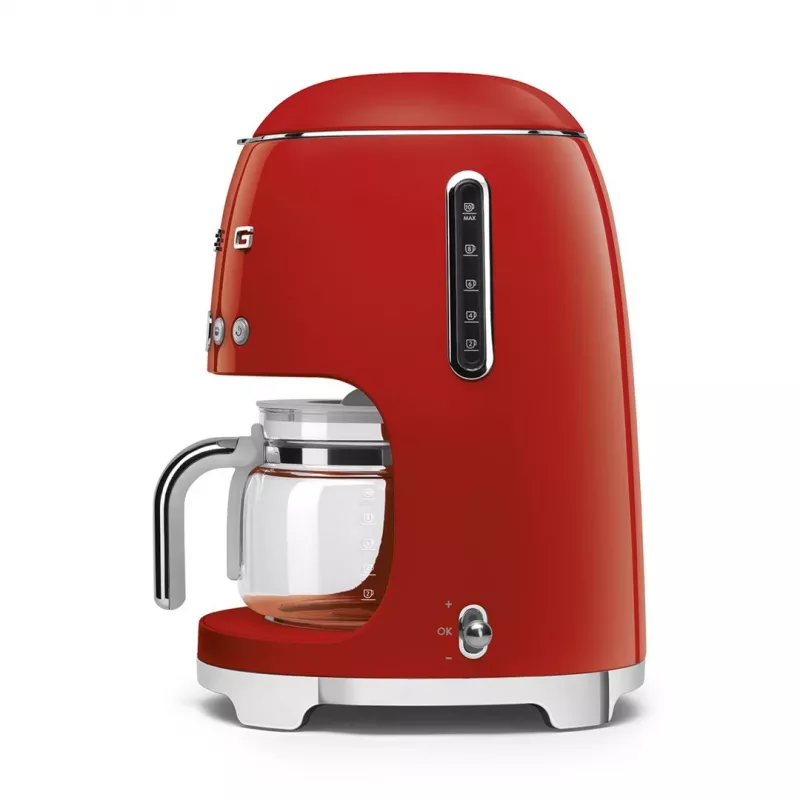 Smeg DCF02RDEU máquina de café de filtro 50's Style 10 chávenas 1,4 l vermelho