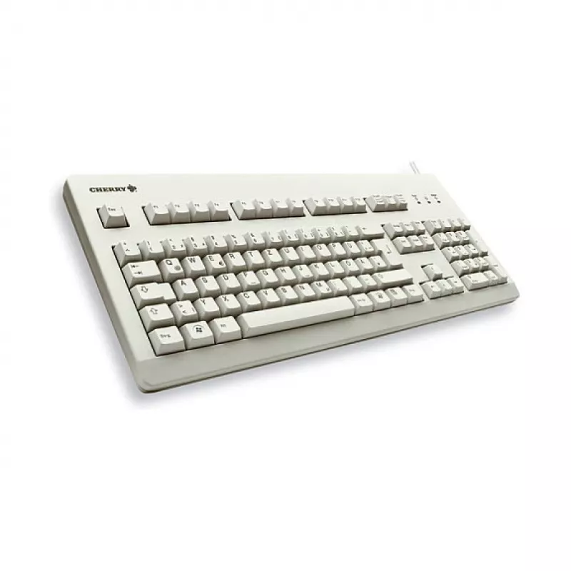 CHERRY G80-3000 teclado mecânico G80-3000LXCEU-0 MX Brown tamanho completo US/Internacional PS/2+USB cinzento claro