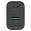 Conceptronic ALTHEA20B45 carregador de parede GaN 45W USB-C PD e USB-A QC 3.0 de duas portas preto