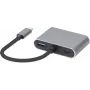 iBox IUCHCHDVGA hub USB-C 4 em 1 USB 3.0 + PD 100W + HDMI 4K 30Hz + VGA FullHD