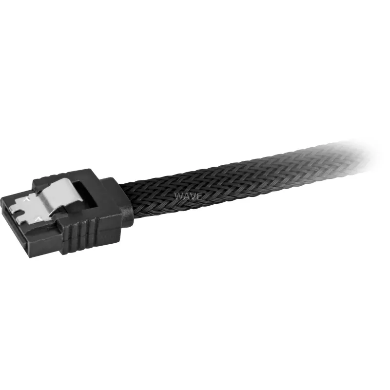 Sharkoon cabo SATA III 60 cm preto com malha