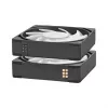 Thermaltake CT120 EX INFINITY ARGB Sync ventoinhas 3Pack 120mm preto