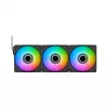 Thermaltake CT120 EX INFINITY ARGB Sync ventoinhas 3Pack 120mm preto