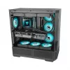 Thermaltake CT120 EX INFINITY ARGB Sync ventoinhas 3Pack 120mm preto