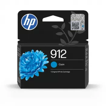 HP 912 Cyan tinteiro original (4 ml, rendimento padrão) para impressoras OfficeJet