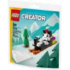 LEGO Creator 30718 Cataclaws Snow Adventure Polybag conjunto de construção 3-em-1 de 60 peças