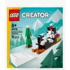 LEGO Creator 30718 Cataclaws Snow Adventure Polybag conjunto de construção 3-em-1 de 60 peças