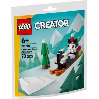 LEGO Creator 30718 Cataclaws Snow Adventure Polybag conjunto de construção 3-em-1 de 60 peças