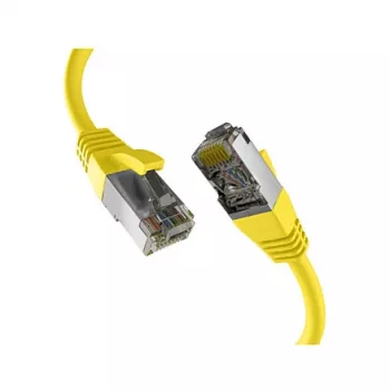 EFB-Elektronik CAT8.1 Yellow 0,50m cabo de rede RJ45 S/FTP PIMF LSZH 2000MHz 40G