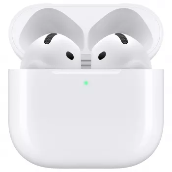 Apple AirPods 4.ª geração auscultadores True Wireless com estojo de carregamento MagSafe - branco (MXP63LL/A)