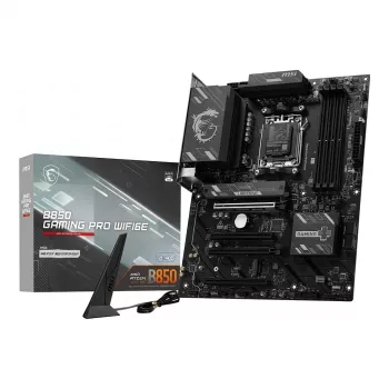 MSI B850 Gaming Pro WiFi6E placa-mãe, AMD AM5, DDR5, Wi-Fi 6E, Bluetooth 5.2, 2.5G LAN, Micro-ATX