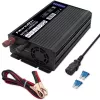 Qoltec Intelligent Professional Carregador de Baterias Monolith para Baterias LiFePO4 AGM GEL SLA | 40A | 12V