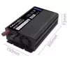 Qoltec Intelligent Professional Carregador de Baterias Monolith para Baterias LiFePO4 AGM GEL SLA | 40A | 12V